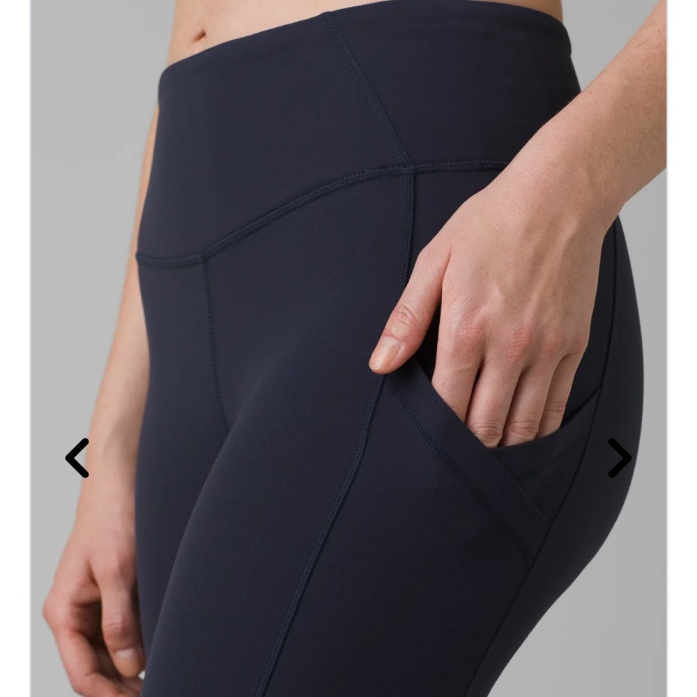 Prana Electa Legging II. Size S, worn once. Navy Blue